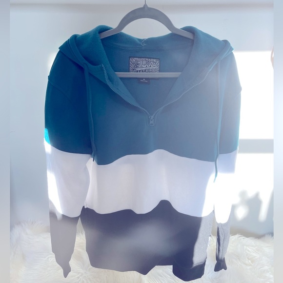 Brooklyn Cloth- Men’s M - 3 quarters zip up - pullover Hoodie - Picture 6 of 7